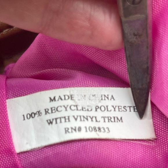 Lily Bloom Lightweight Colorful 100% Recycled Poly Floral Print Backpack  EUC - Picture 9 of 11